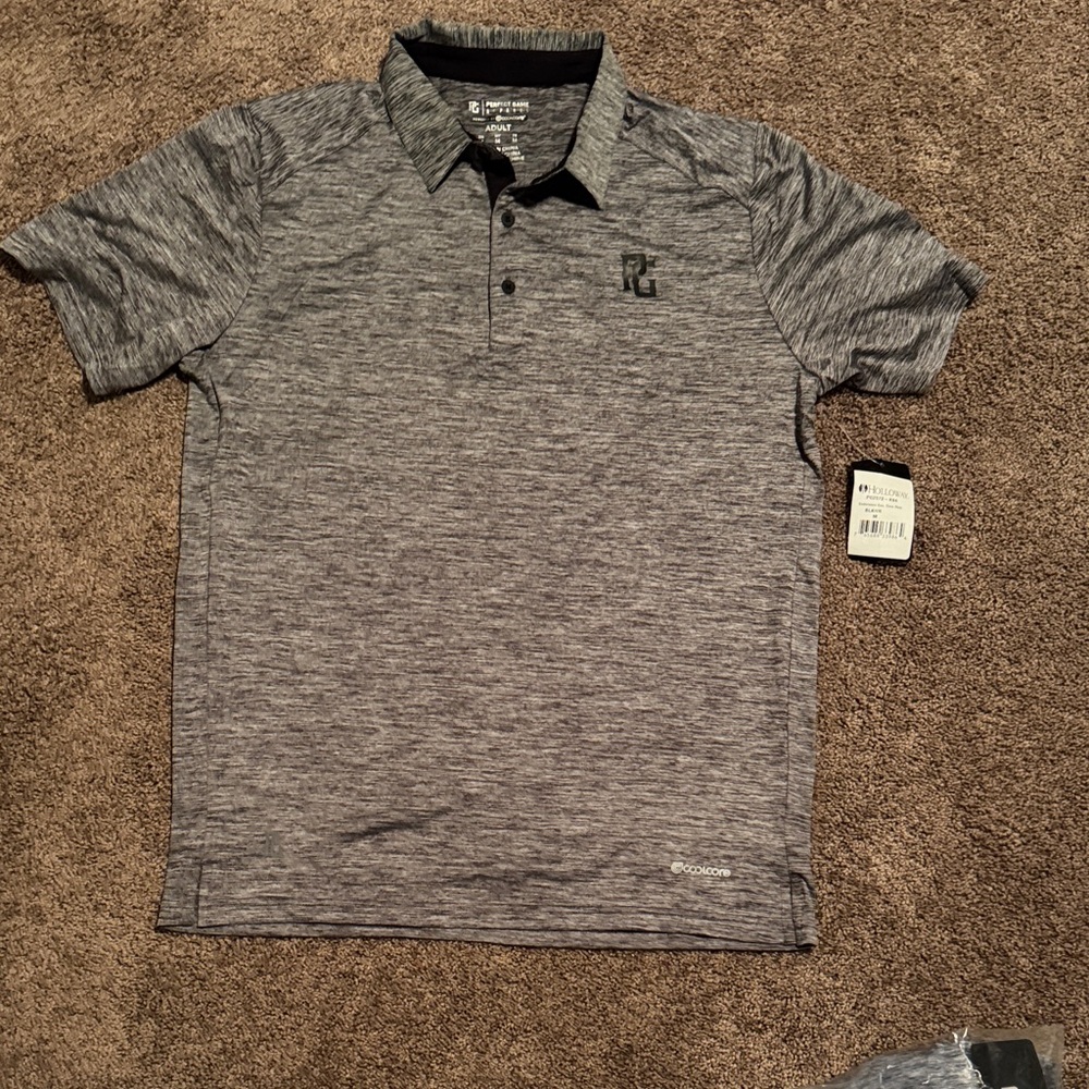 Holloway Heathered Gray Polo Shirt